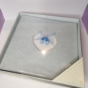 Baby Blue Baby Album acid free holds 200 4x6 Photos NIB